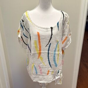 Colorful Abstract Women's Top